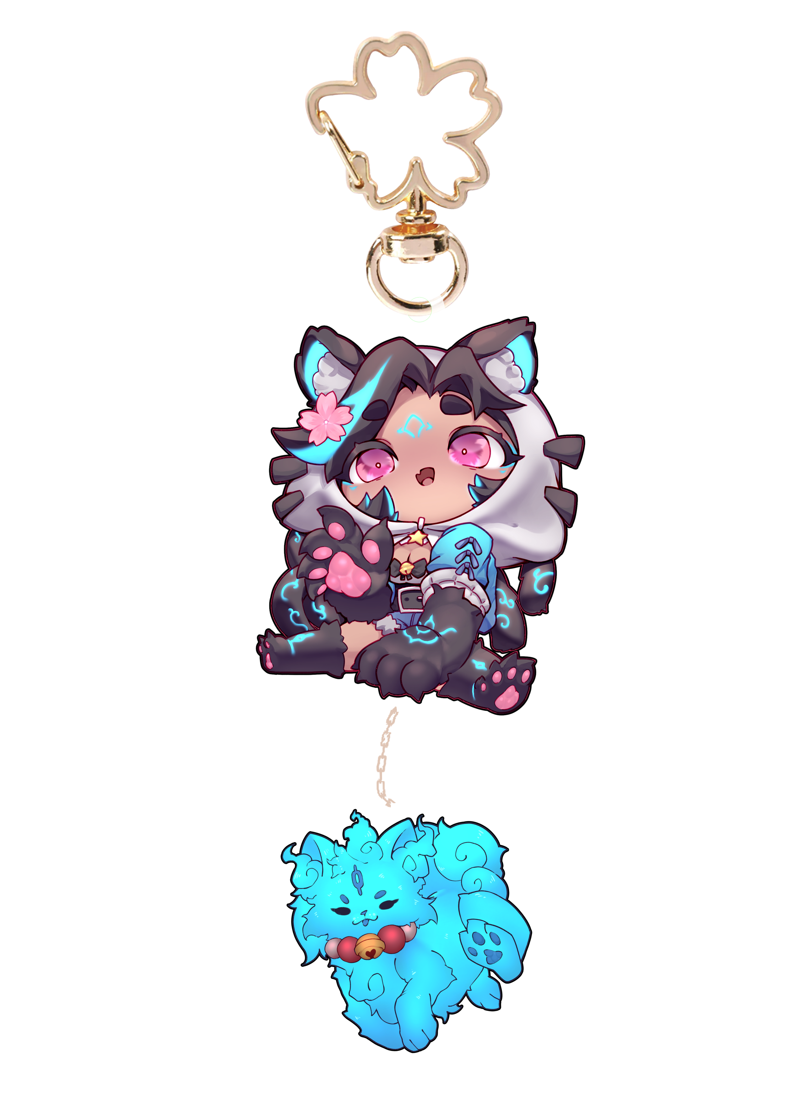 BlaqkKat Keychain